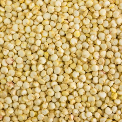 Close photo of Quinoa Seeds, background made of Quinoa seeds. Quinoa seeds from Bolivia and Peru.